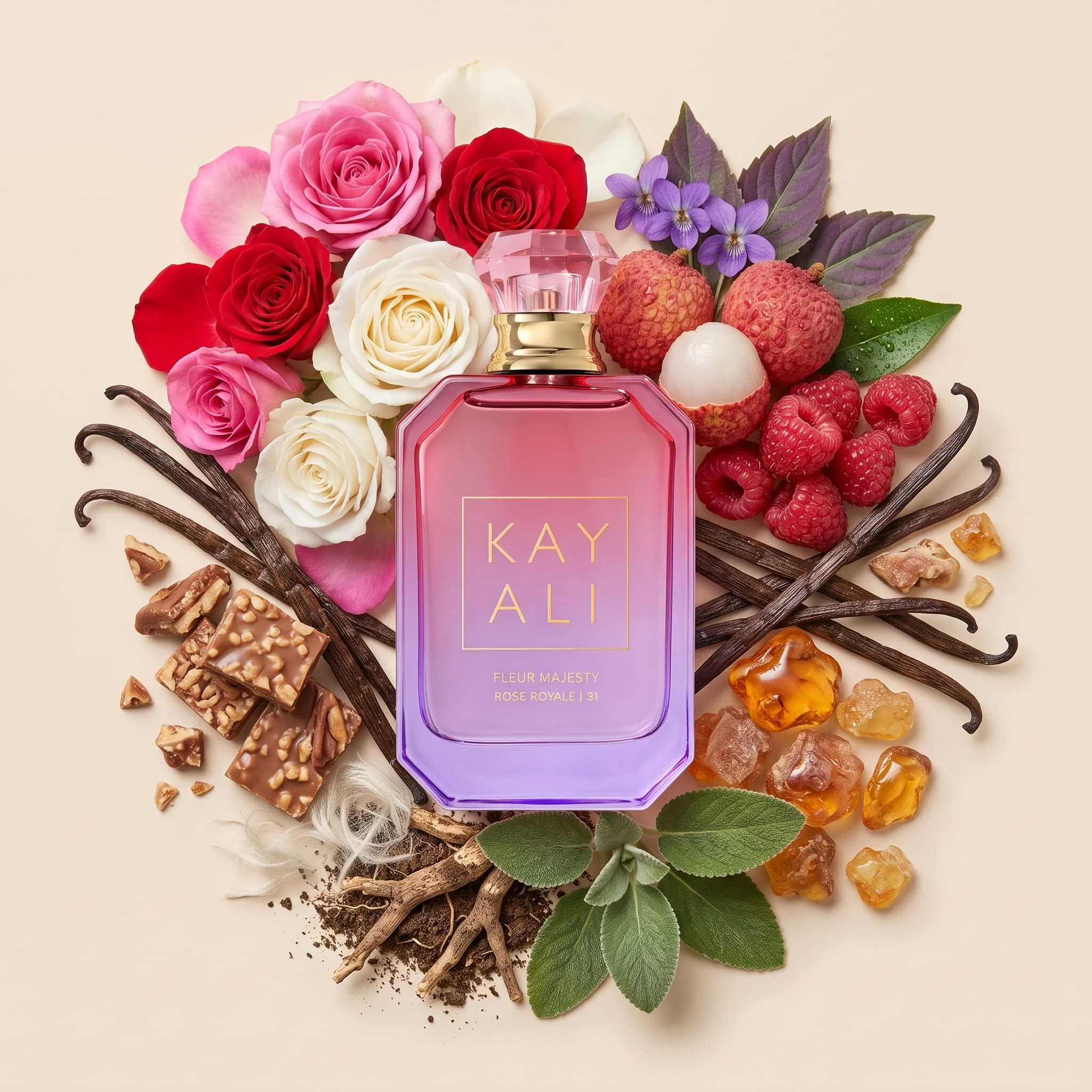 عطر کایالی فلور مجستی رز رویال |‌ Kayali Fleur Majesty Rose Royale